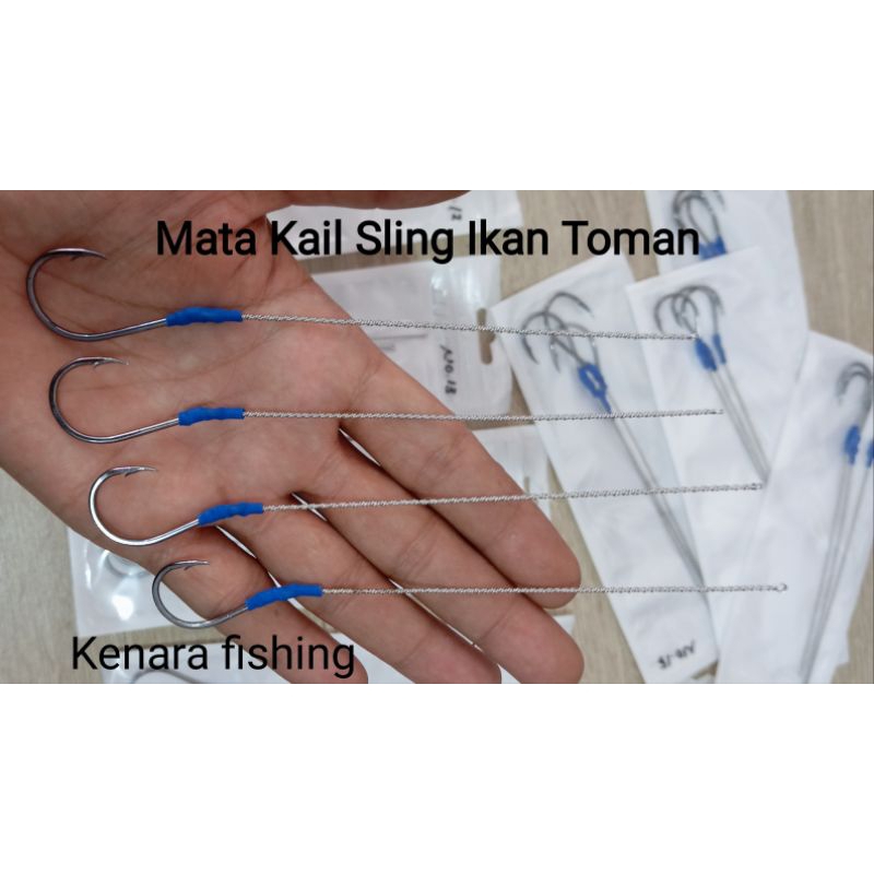 Mata Kail Sling ikan Toman Seri Besar