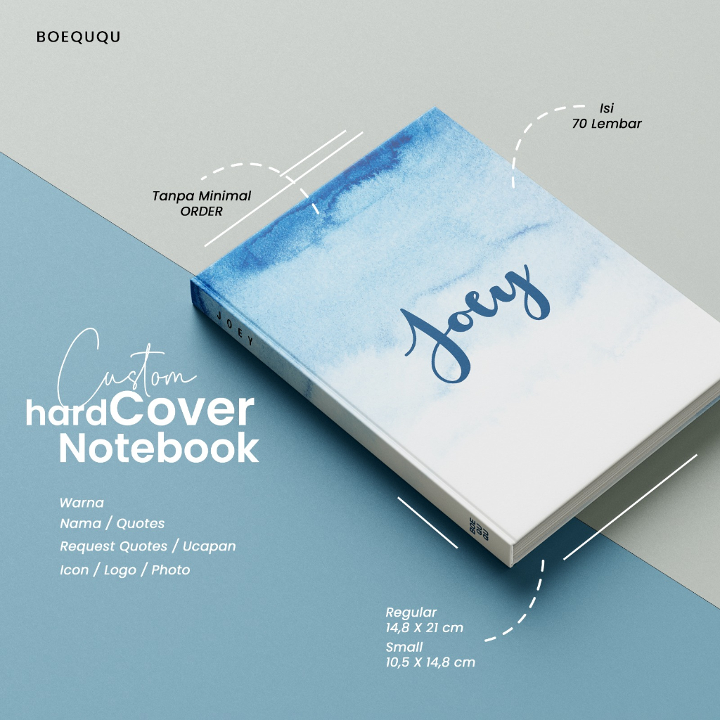 

[Old Water Color] Buku Custom / Notebook Aesthetic Journal / Buku Diary Custom / Notebook Custom Nama Quotes / Jurnal Book / Planner Book / Agenda Kerja Kuliah / Buku Catatan Custom / Hadiah Ulang Tahun / Hadiah Wisuda Skripsi / Buku Jurnal Custom
