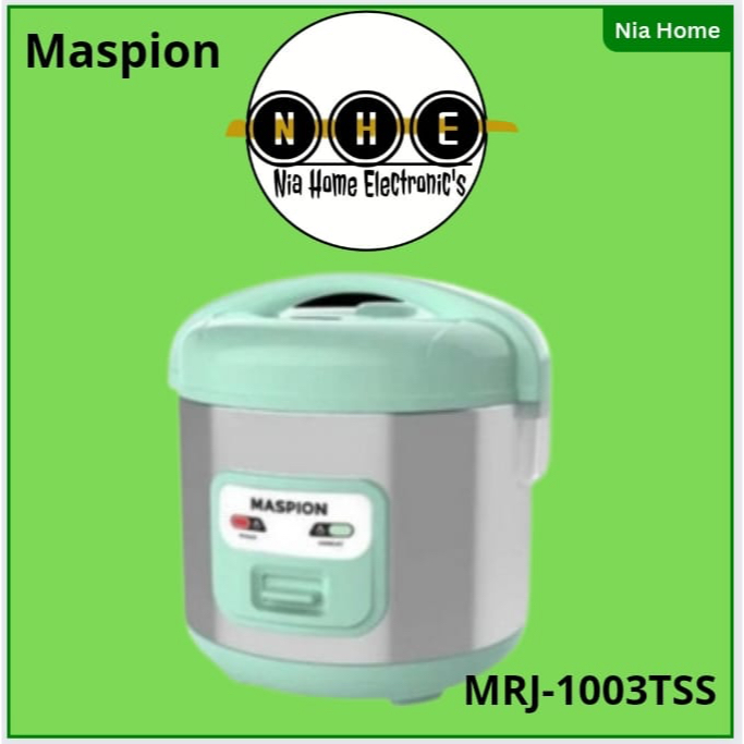 Maspion MRJ-1003 TSS Magic Com Rice Cooker 1L Stainless Steel MRJ1003TSS