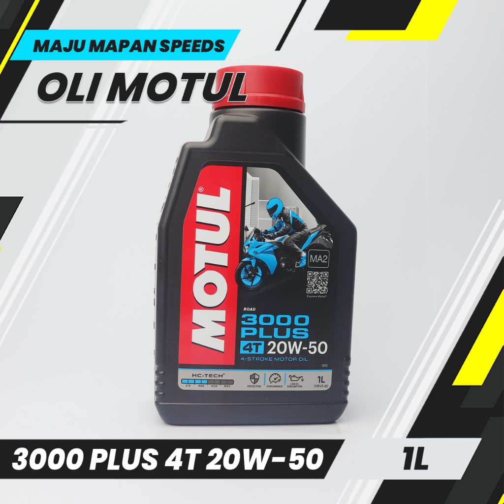 Oli Mesin 4Tak 3000 Plus 4T 20W50 1L / oli 4tak motul 1 liter