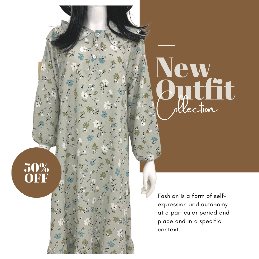 ALL SIZE DASTER MODEL JSAMINE BELLE T. PANJANG MURAH