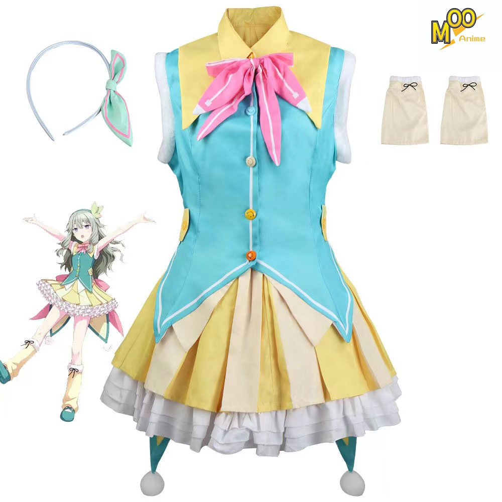 Project Sekai Colorful Stagefeat.Kusanagi Nene cosplay costume Kusanagi Nene cosplay Set and wig