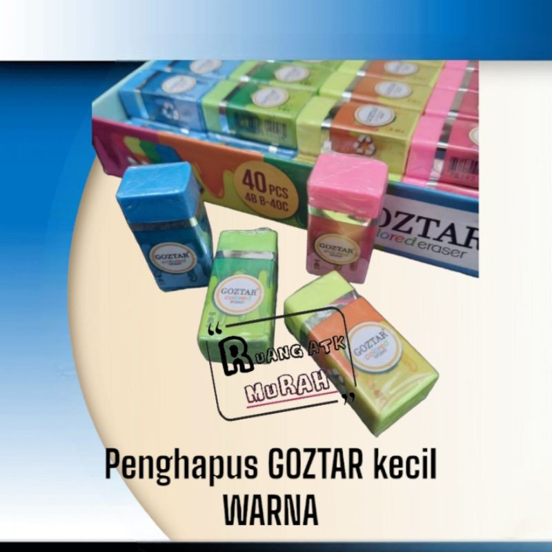 

Penghapus GOZTAR kecil warna ECER dan GROSIR