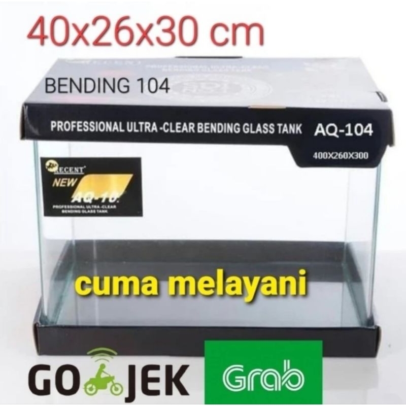 aquarium bending 104 bending 40 cm glass tank