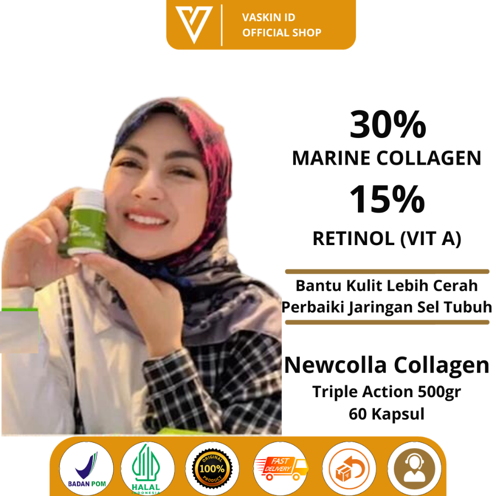 Newcolla Penghilang Flek Ori Vitamin Kulit dan Collagen Tubuh