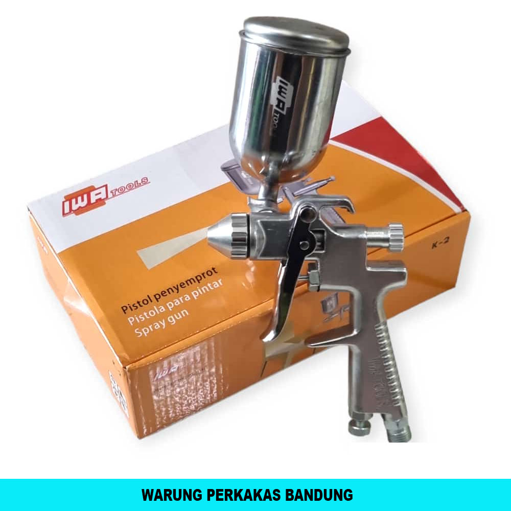 IWA Spray Gun R2 Semprotan Cat Duko R2 Stainless Terbaik