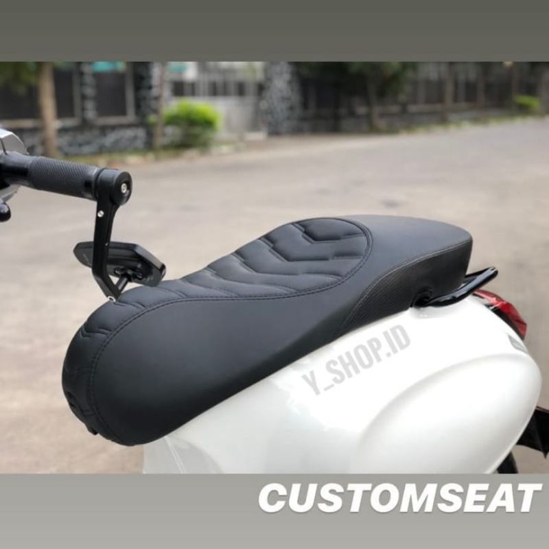 Cover Kulit Jok Motor Vespa Matic Sprint UwinflyT3 Kulit MBtech Ori
