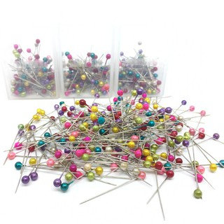 BEST QUALITY !!! Jarum Pentul Warna Warni + Kotak 100 Pcs Murah