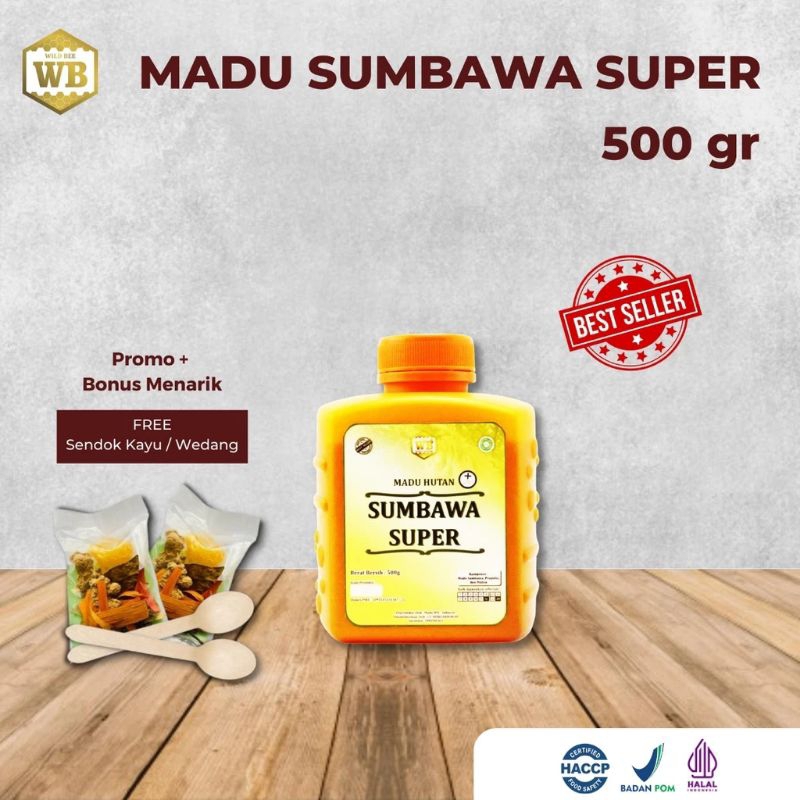 

Wild Bee Madu Hutan Lebah Apis Dorsata - Madu Sumbawa 500g Free Sendok