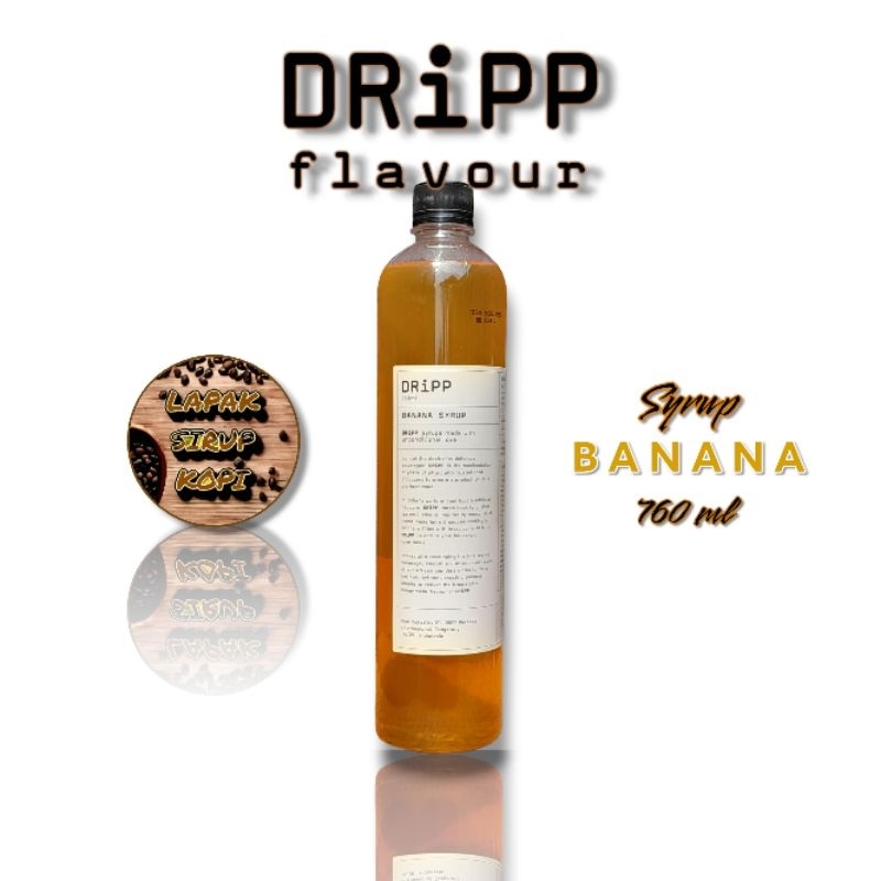 

Dripp - Banana syrup 760ml - sirup minuman rasa pisang