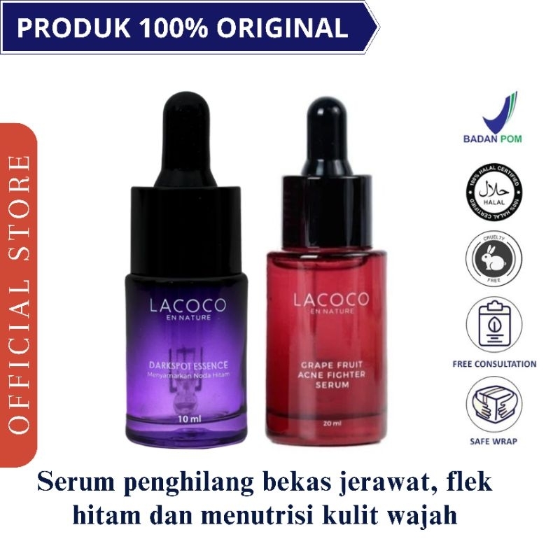 LACOCO Dark Spot Essense, Serum original Essence 12ml mencerahkan wajah menyamarkan flek hitam memba