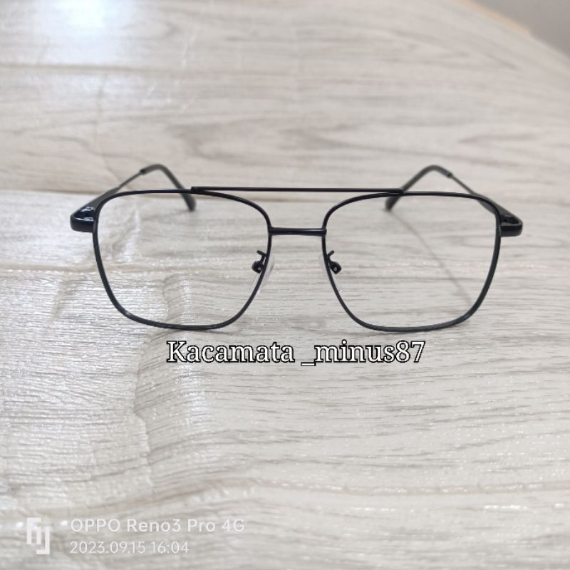 Frame Kacamata Minus Besi | Kacamata pria / wanita ( kode 3076 )