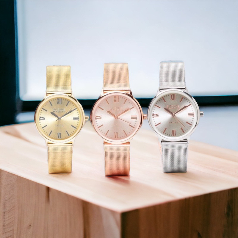 Jam Tangan Analog Wanita Murah Promo Sale Sophie Martin Paris Zarla Gold Silver Rose Gold