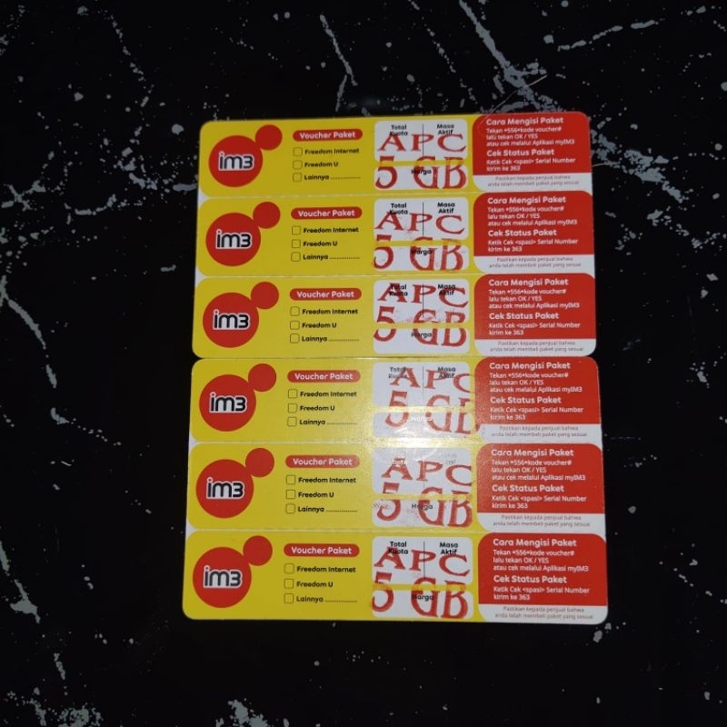 VOUCHER INDOSAT 4GB 30HARI