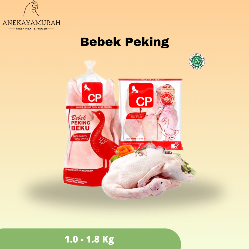 

Bebek Peking 1Kg - 1,8Kg