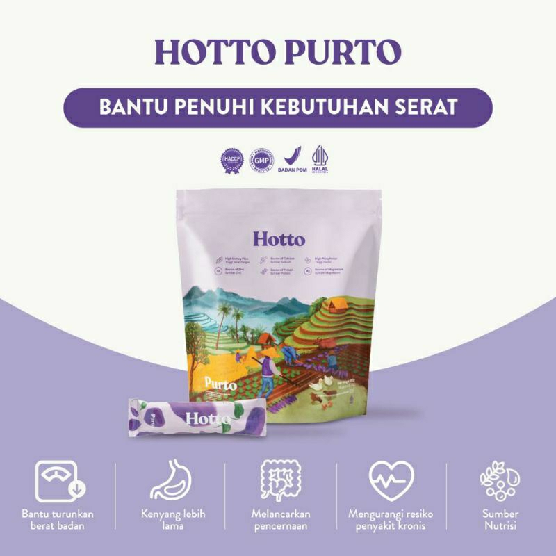 

hotto purto multigrain with purple potato