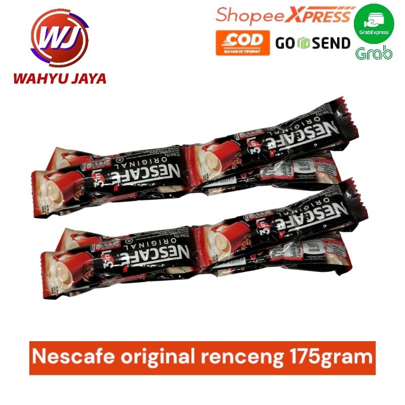 

Nescafe original renceng 10pcs 175gram