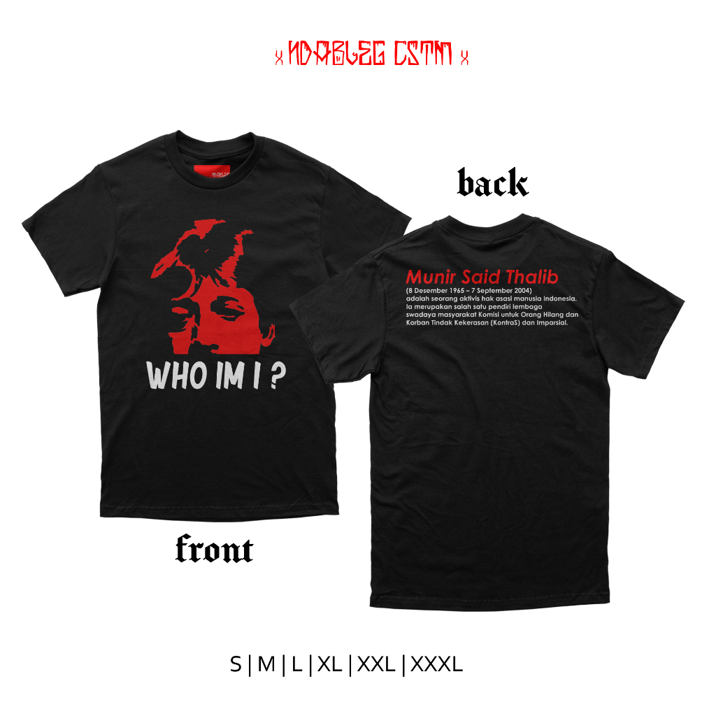 kaos Munir Said Thalib