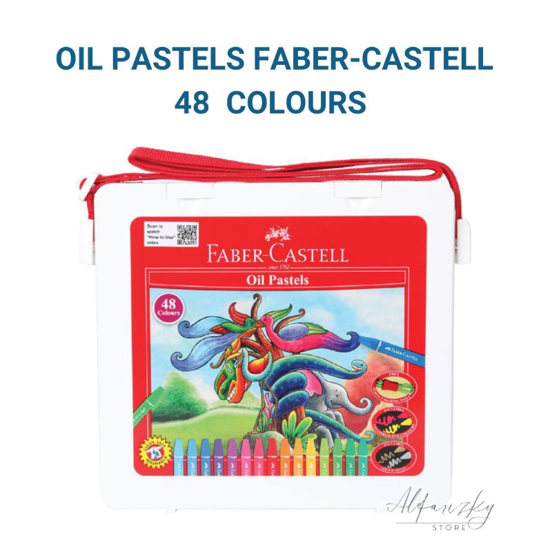 

Hexagonal Oil Pastel FABER-CASTELL 48 Warna 120090 Bag - Krayon Minyak