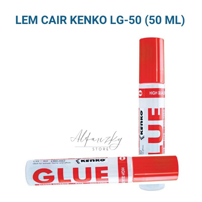 

Lem Cair Kenko LG-50 (50ML) Liquid Glue Lem Kertas