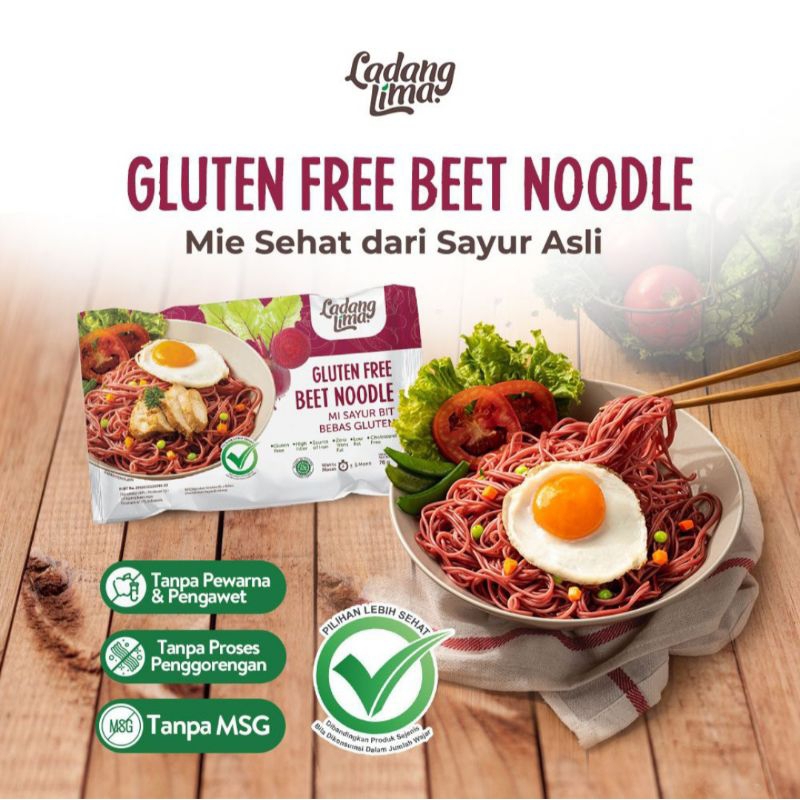 

Mie Sayur Bebas Gluten Veggie Noodle Gluten Free Ladang Lima *Solo*