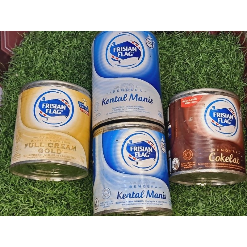 

Frisian flag / Indomilk kental manis sortiran pabrik