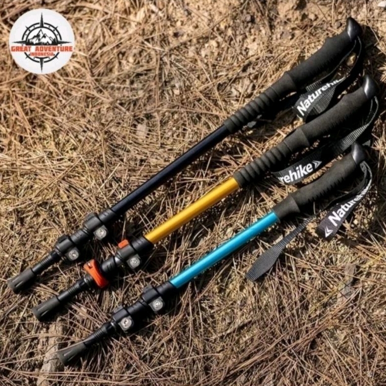 Trekking Pole Tongkat Gunung Lipat Tongkat Hiking NATUREHIKE