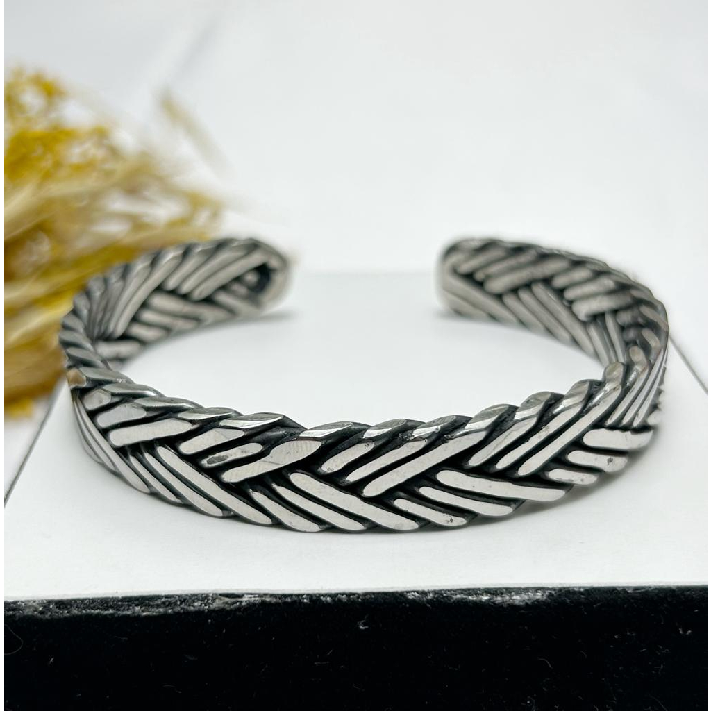 Gelang Tangan Baja Putih Gelang Pria Monel Gelang Asli Baja Putih Tidak Karat