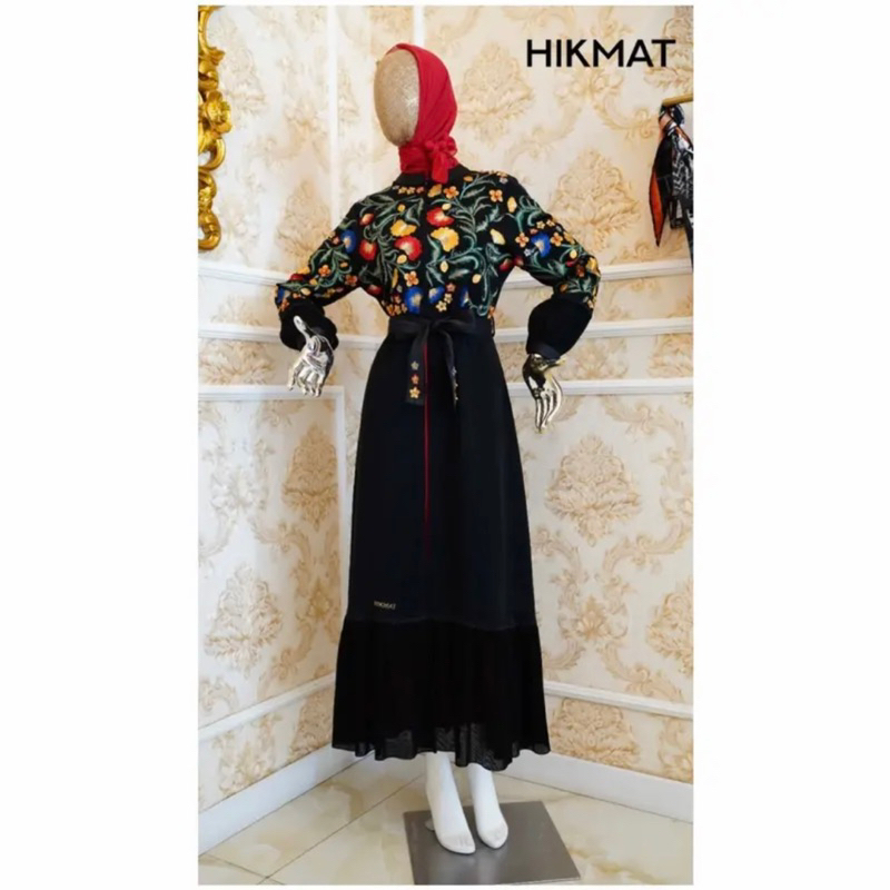 SALE 15% - ABAYA HIKMAT FASHION ORIGINAL A359