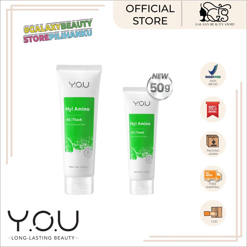 YOU Hy Amino AC-Ttack Anti Acne Facial Wash / Facial Wash Acne YOU