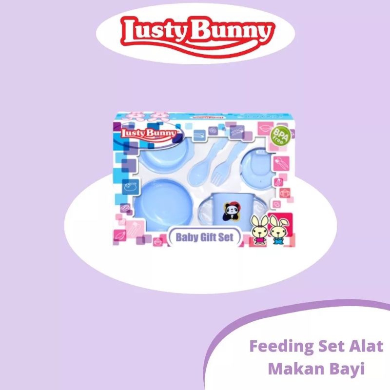 Lusty Bunny - Feeding Set Lusty Bunny/ Tempat Makan Bayi