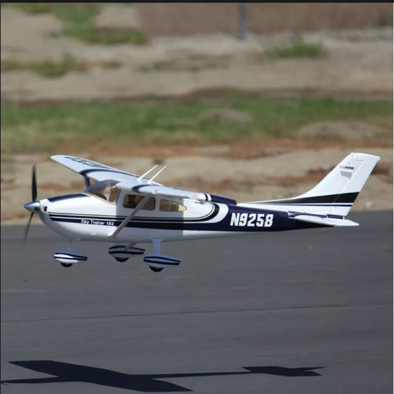 Pesawat RC Cessna 182 1400mm PNP with Reflex, Blue