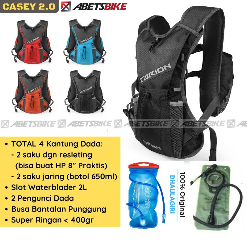 Tas Sepeda Hydropack MTB Trabas Trail Adventure Carion Casey