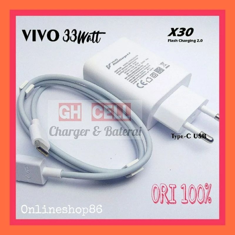 Charger Ori Vivo Y33S/Y33T Original 100%
