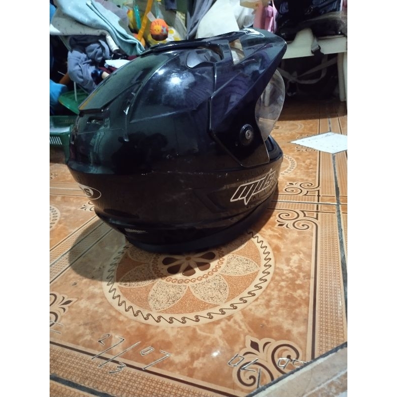 HELM MDS SUPERMOTO DOUBLE VISOR (SECOND)