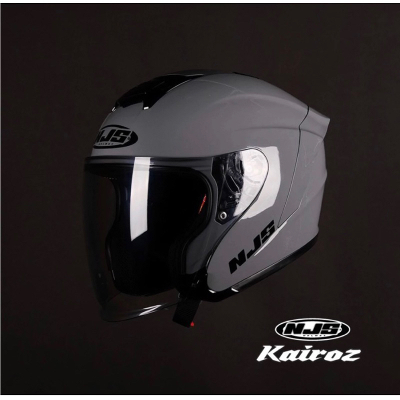 HELM NJS KAIROZ WHITE // GREY GLOSS