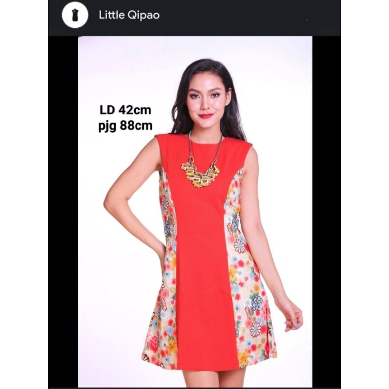 preloved branded little Qipao sleeveless dress