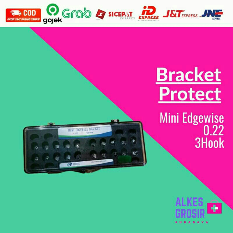 Bracket PROTECT Mini Edgewise 018 022 3hook PREMIUM ORIGINAL Brecket Dental Breket Perawatan Behel G