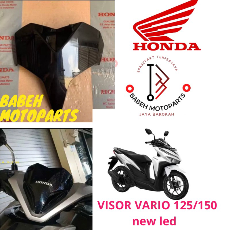 visor winshild batok depan Honda all new Vario 125 .150 original 2019 2018 2021 2022