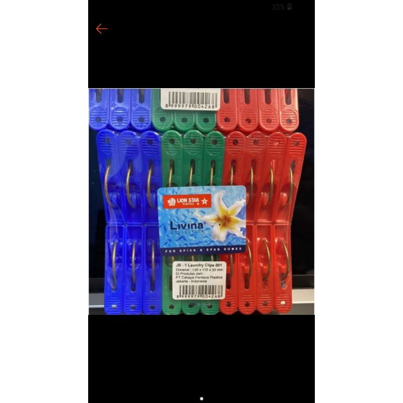 Jepit jemuran Lion star