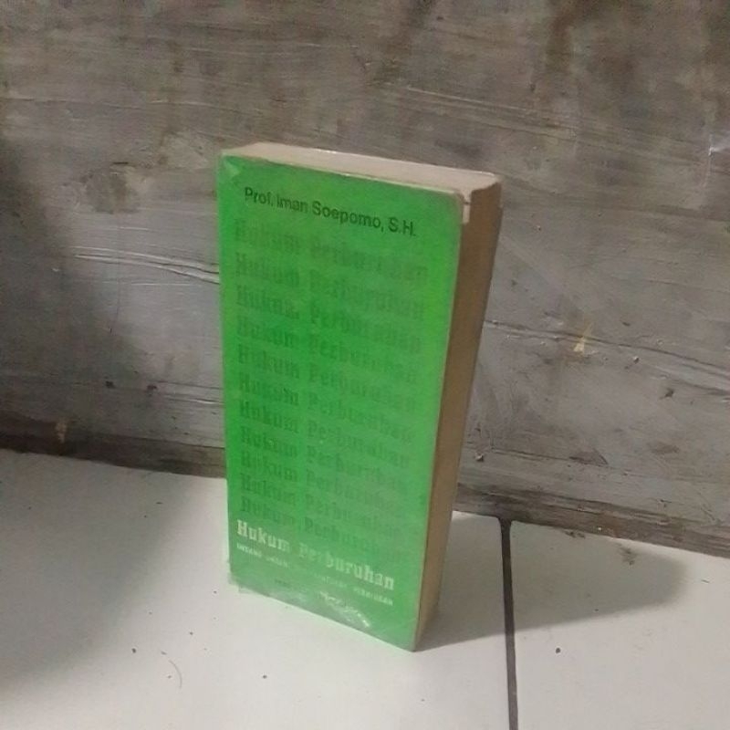 hukum perburuhan prof. imam soepomo original penerbit djambatan