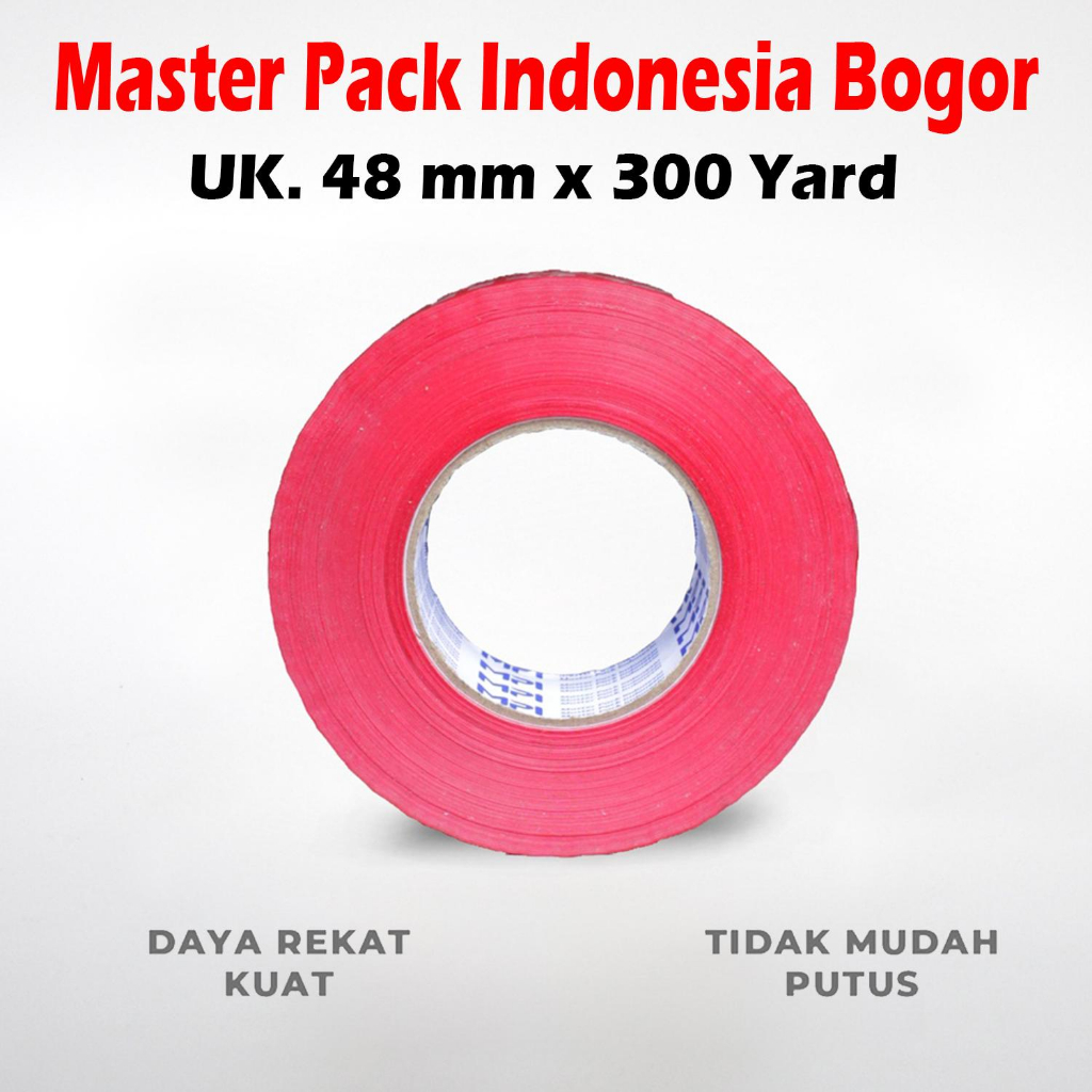 

Lakban Fragile Merah - Lakban Fragile Putih JUMBO 48mm x 300 Yard Handle With Care Jangan Dibanting