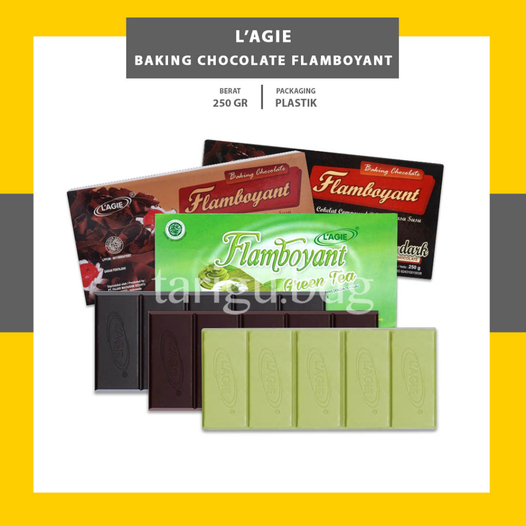 

RK LAGIE FLAMBOYANT COKLAT BATANG 250GR - COKLAT WARNA RASA - COKLAT BLOK - CHOCOLATE COMPOUND