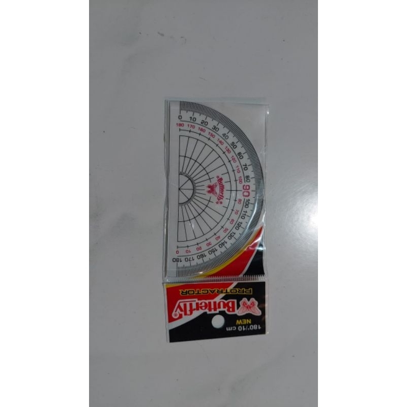 

[1 PCS] BUSUR DERAJAT PROTRACTOR 180⁰ / 10 CM