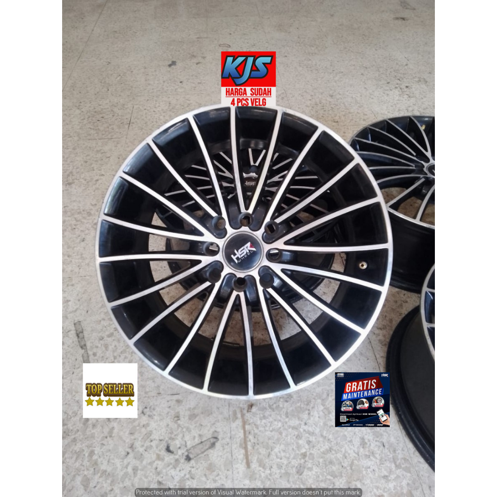MENJUAL VELG RACING SECOND BERKUALITAS TERMURAH COCOK BUAT MOBIL HONDA BRIO JAZZ VIOS MOBILIO MODEL 