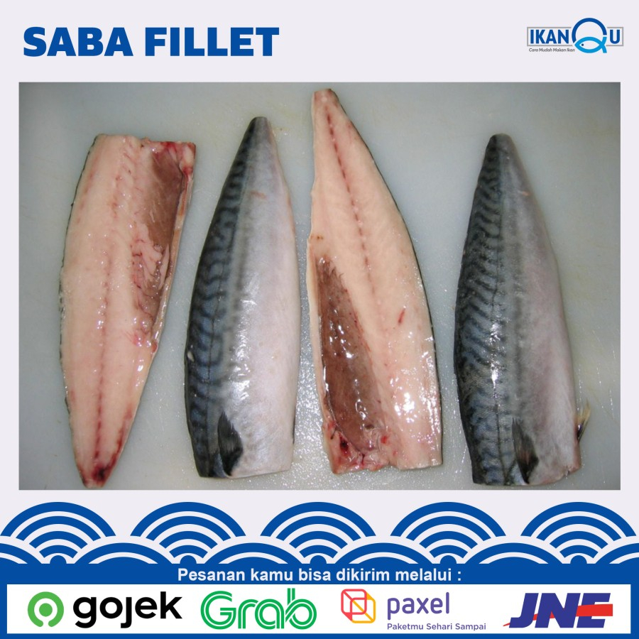 

PROMO Fillet Ikan Mackarel Twin Pack 1Kg / Fillet Makarel / Fillet Saba