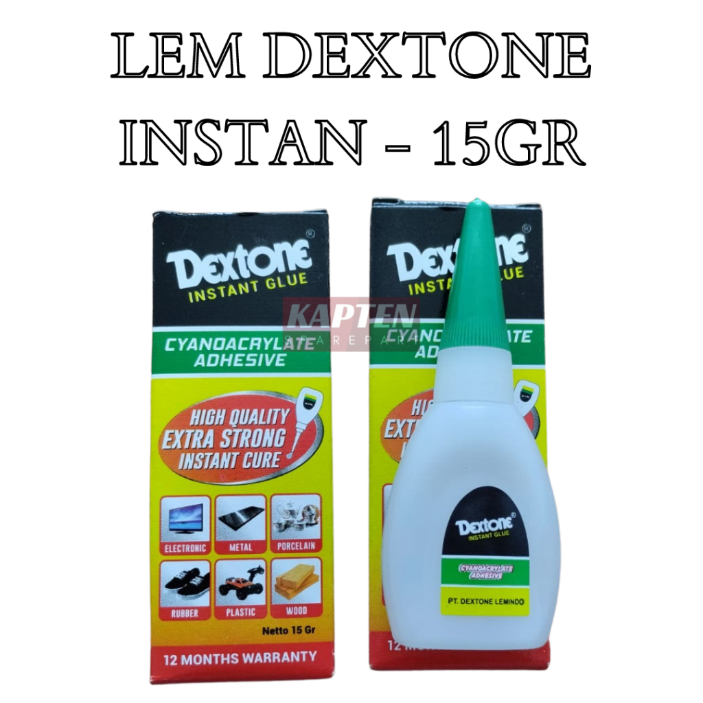 

LEM DEXTONE - INSTANT GLUE 15 GR - LEM KOREA - LEM TETES INSTANT GLUE