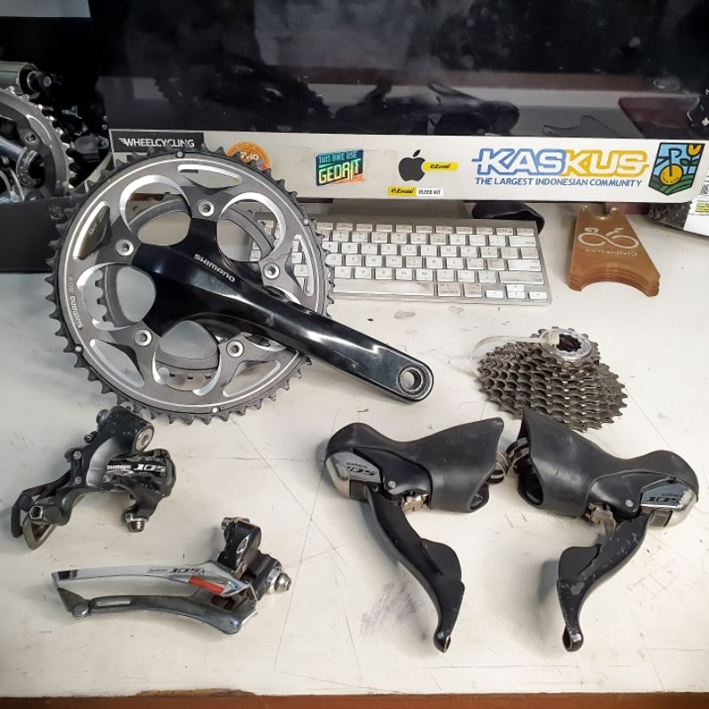 Groupset Shimano 105 5700 2x10 Speed Gravel Roadbike Minivelo