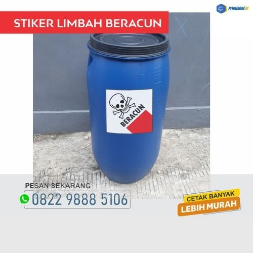 

CETAK STICKER VINYL PRINT STIKER LIMBAH BERACUN