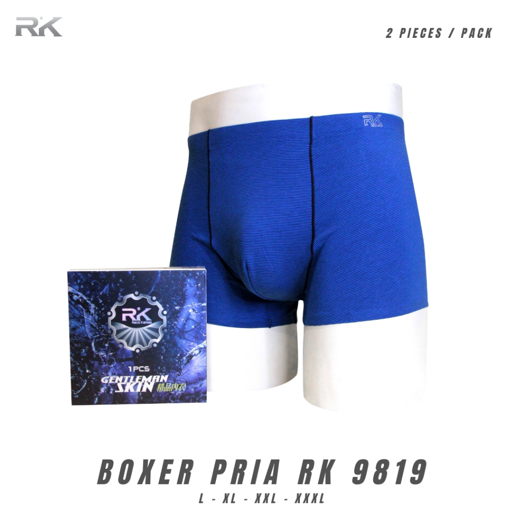 CELANA BOXER PRIA RECTI KAMAS RK 9819 1BOX ISI-2Pcs HOT SALE